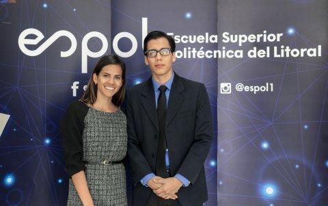 Iniciativa. Nicole Obando y Daniel Valencia, los creadores de la aplicación.