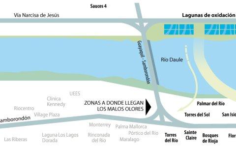 Ciudadelas donde se percibe el mal olor.