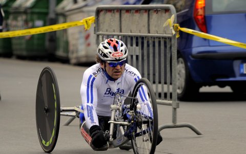 Alex Zanardi ha sido campeón mundial de paraciclismo en doce ocasiones.