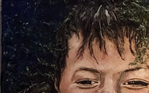 Su obra más representativa es el retrato de su nieto Martín Ponce, de nueve años.