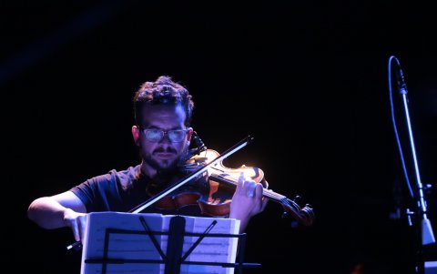 Simón Gangotena fue parte del trío de cuerdas de InConcerto.