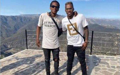 Romario y Renato Ibarra, durante su visita a Hidalgo.