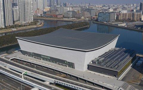 El Ariake Arena, escenario construido para el voleibol de los Juegos Olímpicos, se iba a poner a prueba durante la Tokio Challenge Cup que finalmente fue suspendido.