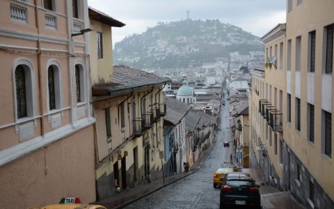 Coronavirus en Quito, Ecuador. El centro de la ciudad amaneció desolada.