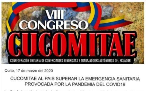 comunicado de los comerciantes minoristas