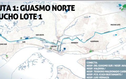 Ruta 1: Guasmo Norte-Mucho Lote 1.