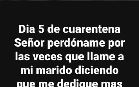 Uno de los memes que llegaron durante esta cuarentena por coronavirus que aún no termina.