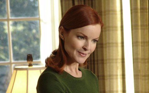 Escena de la serie Desesperate housewifes.