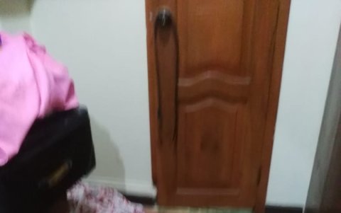 En el departamento donde vivía.