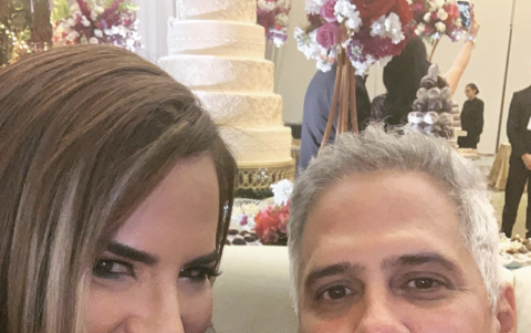 Carla con José Ernesto.