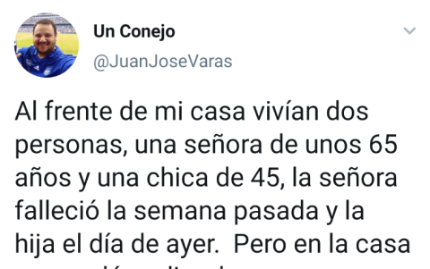 Este mensaje se hizo viral y Rescate Animal apoyó a través de las redes para conseguir ayuda.