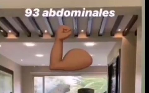 Antonio Valencia se mostró tranquilo con la marca que impuso, con 93 abdominales.