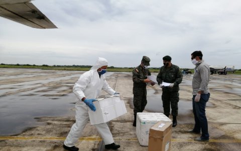Con kits de pruebas COVID-19 se arma el contingente que trabaja para medir el impacto de la pandemia