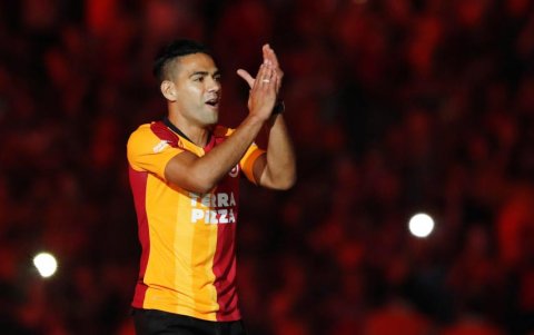 Radamel Falcao, uno de las figuras del Galatasaray.