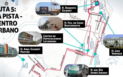 Ruta 16: Trinitaria Norte - Antigua Maternidad Enrique Sotomayor