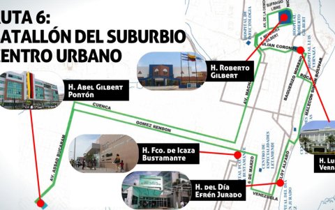 Ruta 17: Flor de Bastión - Hospital IESS Los Ceibos