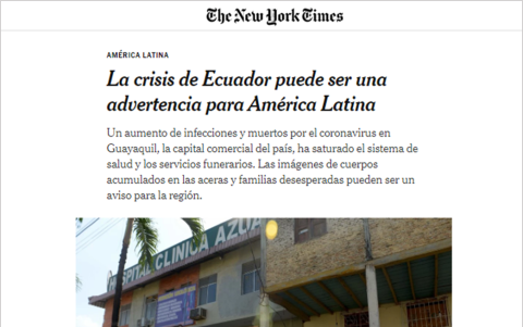 La crisis de Ecuador puede ser una advertencia para América Latina.