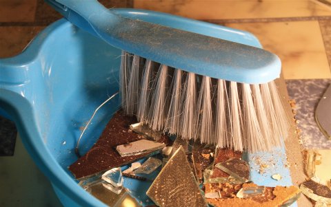 El polvo es peligroso para el organismo.