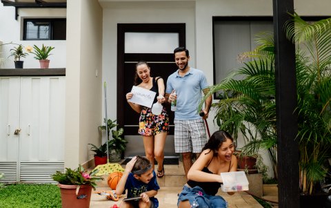 Esta es la familia de Esperanza y sus 