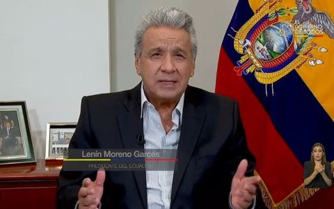 Cadena. El presidente anunció... muy poca cosa.