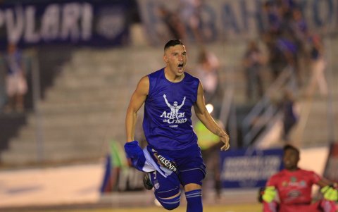 Cristian Guanca militó en Emelec en el año 2016. Marcó 21 goles en el campeonato ecuatoriano.