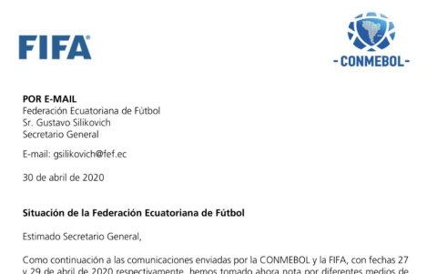 Conmebol y FIFA emitieron un comunicado en conjunto para explicar su postura ante lo que sucede en la FEF