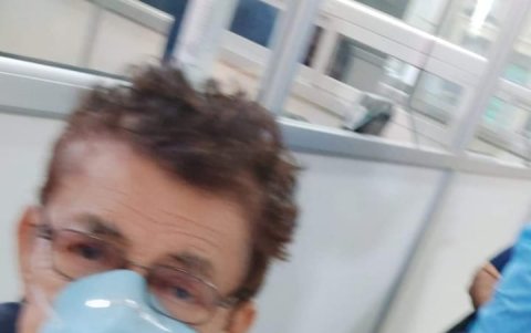 Ángel Alfonso Almeida Cabeza cuando fue internado en el hospital Luis Vernaza.