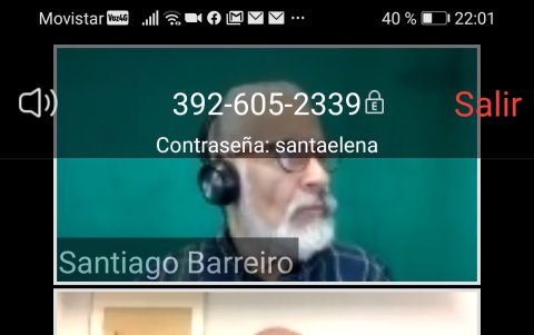 Héctor Villagrán en el conversatorio desde Beijing para Ecuador a través de Zoom.