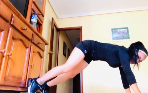 Joselyn Montaño, la entrenadora que en 2019 dirigió al equipo femenino de Barcelona, esta temporada se vinculó -como futbolista- al Badajoz de España.