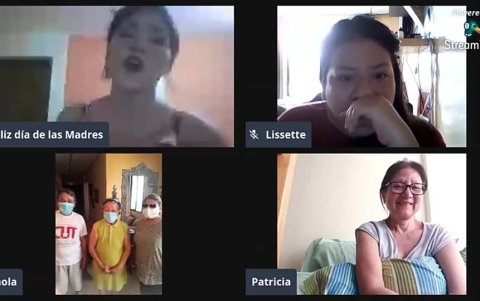 Presentación. Artistas guayaquileños compartieron su talento a través de las pantallas.