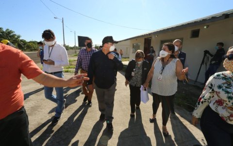 El Gobierno de Manabí también intervino en los trabajos de reparación y adecuación