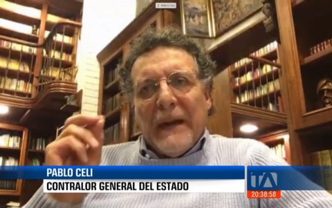 Contralor. El Teleamazonas, Pablo Celi se lanzó al cuello del secretario Anticorrupción.