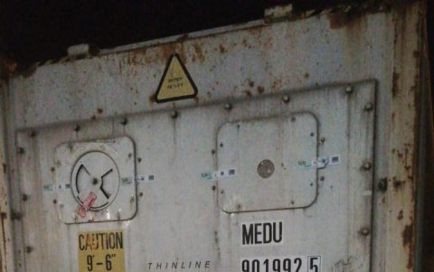 Hallazgo. El can Luka encontró la droga. Estaba oculta en el panel de refrigeración.