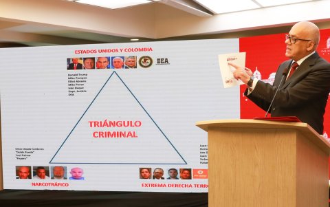 Caracas. El ministro de Comunicación venezolano, Jorge Rodríguez, detalla la información que determina a los posibles involucrados en la fallida incursión marítima a Venezuela.