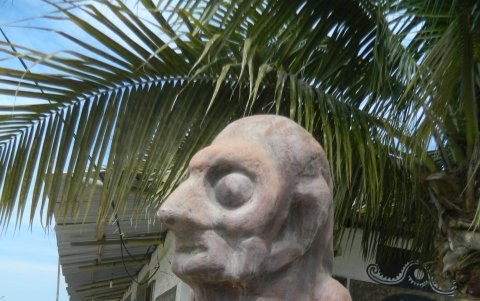 Otra de las piezas arqueológicas halladas en el territorio, que se expondrán en la galería en costrucción.