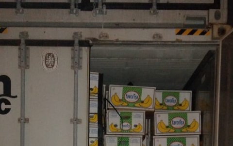 La droga estaba embalada en paquetes tipo ladrillo, dentro de ocho sacos de yute, con un peso de 573.120 gramos.