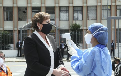 Se tomaron todas las medidas de bioseguridad antes del ingreso a la Asamblea.