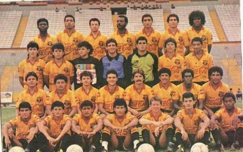Marcos Vergara en plantilla del Barcelona campeón en 1989.