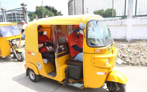 Los mototaxis de color amarillo son las que están homologadas.