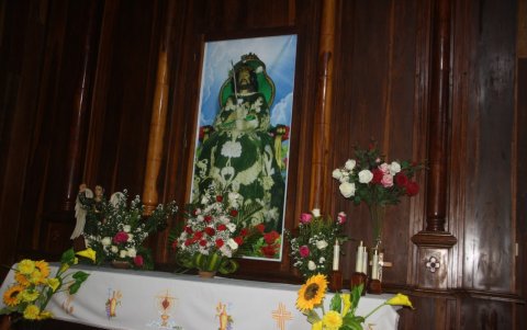 Preparativos. Este año el templo no abrirá para los festejos al santo patrono, pero alistan un protocolo que les permita recibir pronto a los fieles.