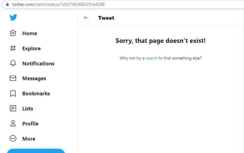 Imagen del tuit eliminado.
