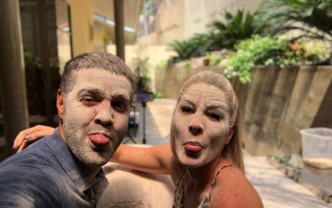 Carlos Luis Andrade y Gaby Díaz