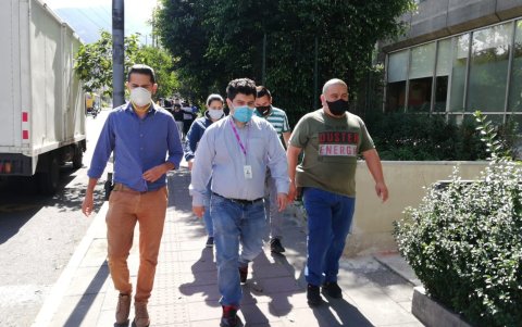 Funcionario. Diego Salazar trabaja en la Secretaría Municipal de Salud.