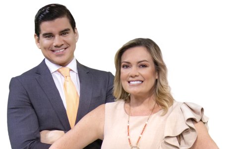 Los presentadores de 'Nuestra mañana'.