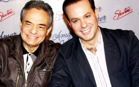 José Joel con su padre.