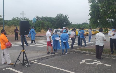 Pruebas. Se hicieron en los exteriores del Parque Samanes, en Guayaquil.
