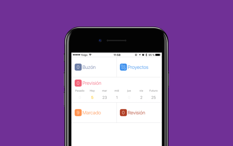 La app de omnifocus permite crear documentos, hacer seguimiento de evaluaciones, adjuntar gráficos, esquemas y mucho más.