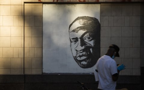 En el centro de Oakland, California, Estados Unidos.