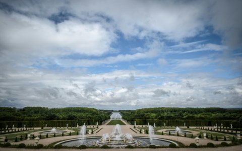 Los jardines del palacio en la víspera de su reapertura.