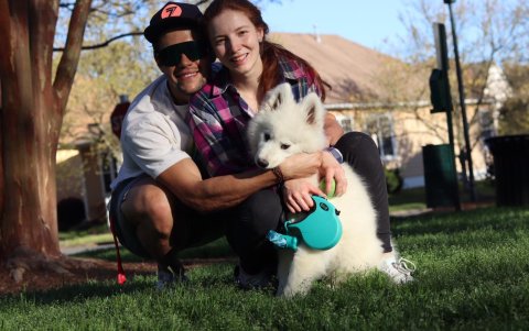 Campo se encuentra en Carolina del Norte junto a su esposa Ana María Crespo